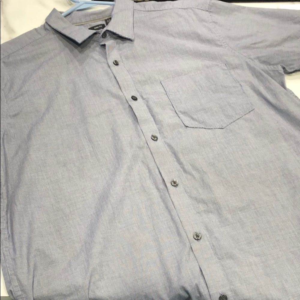 J. Ferrar Men’s Slim Fit Short Sleeve Button Sz. L